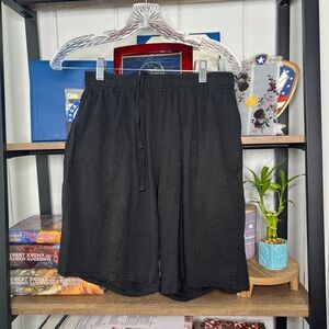 Athletic Works Men's Black Athletic Shorts